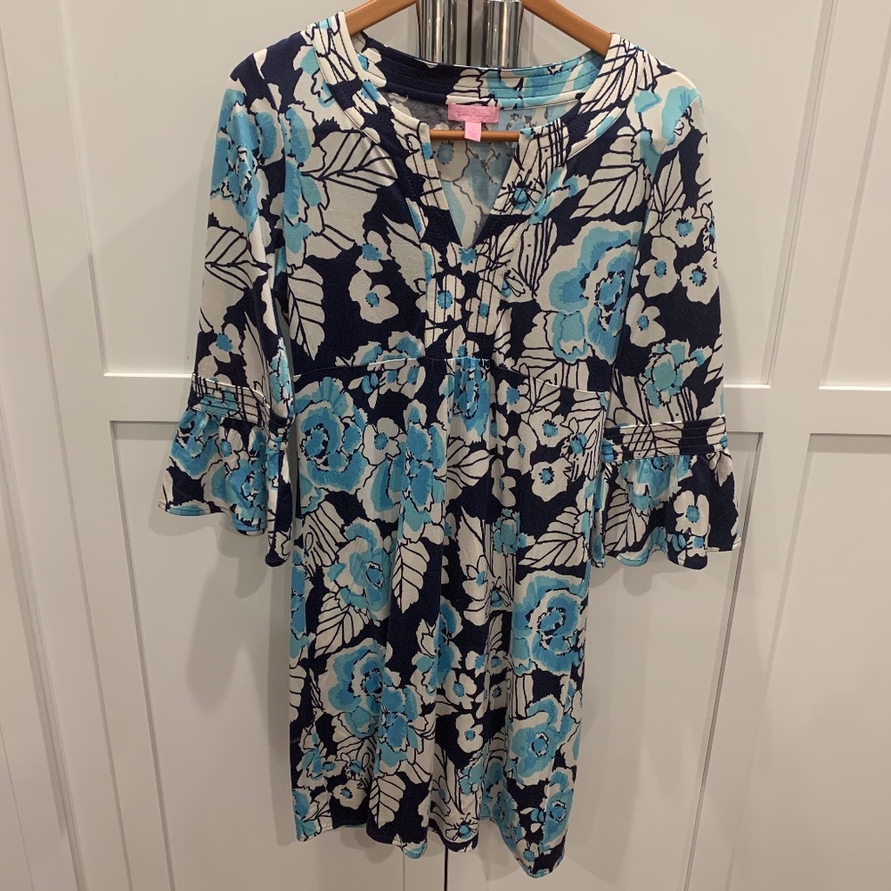 Lilly Pulitzer Twyla Silk Knit Dress Size Medium